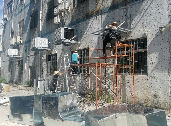 工业厂房车间通风降温工程，安装工业降温通风设备-环保空调