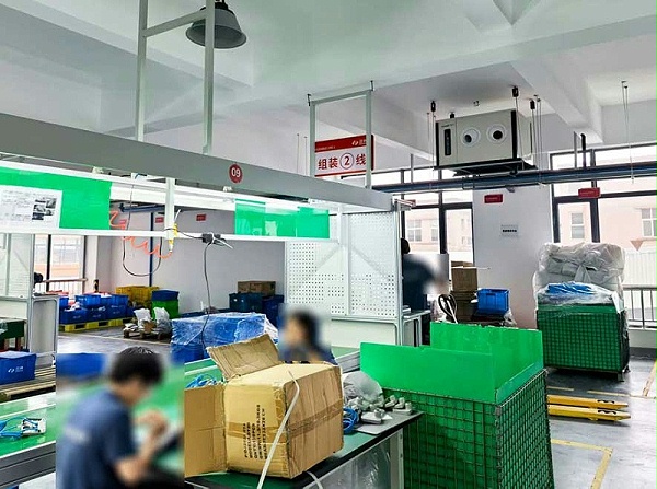 生产车间降温应用蒸发冷省电空调-卧式射流空调