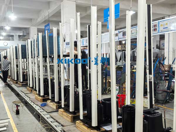 蒸发冷省电空调-组装生产车间