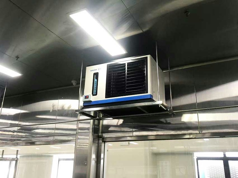 工业车间制冷降温，应用蒸发冷省电空调-卧式轴流机组