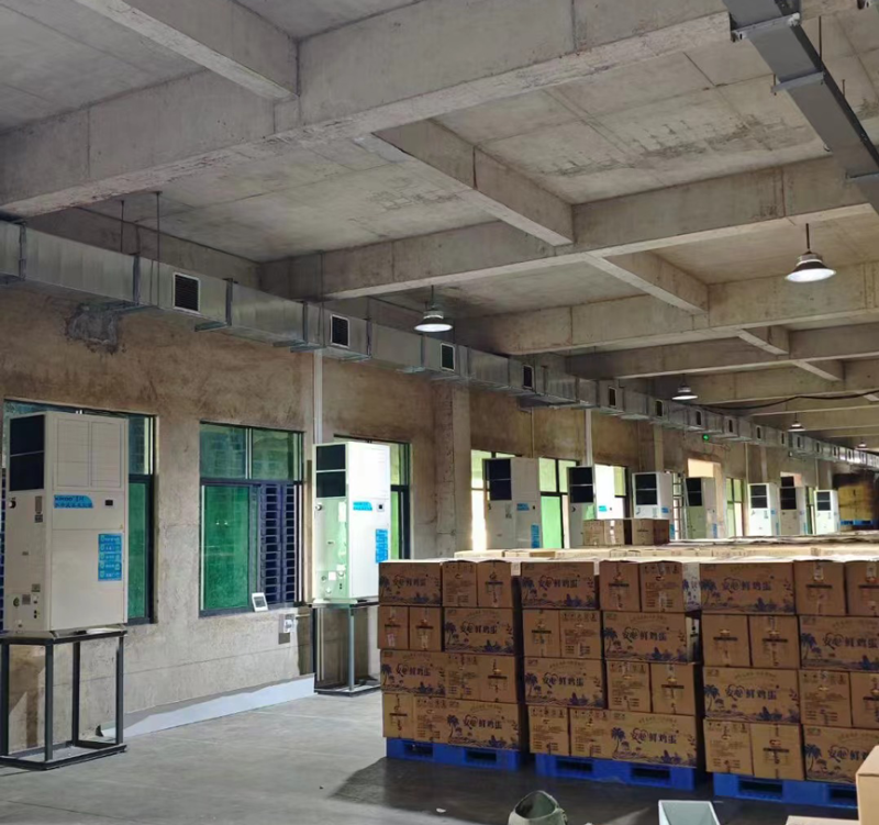 鸡蛋仓库降温应用星科蒸发冷省电空调-立式轴流机
