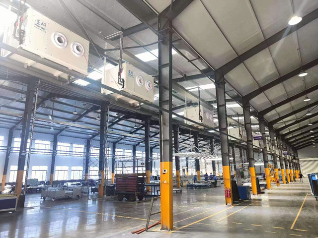 车间降温湖州优选，蒸发冷省电空调-卧式射流空调机组