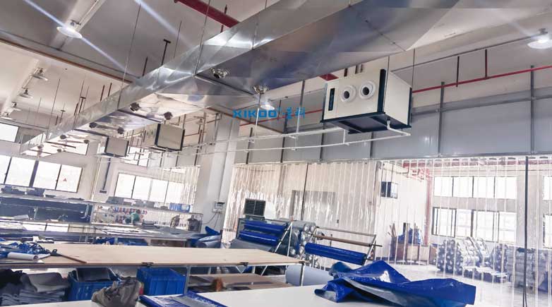 湖州车间降温优选，蒸发冷省电空调-卧式射流机组